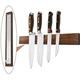 HAMON Magnetleiste Messer aus Hölzern, 40cm Messerleiste Magnetisch Holz Selbstklebend Magnet Messerhalter Holz Knife Holder Geeignet zur Aufbewahrung von Metallbesteck und Schlüsseln