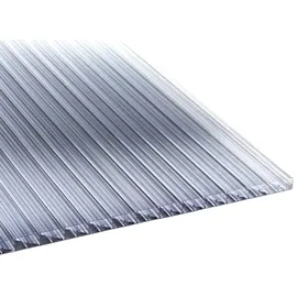 Tetzner & Jentzsch TEJEPOLY FACHWERK Polycarbonat Stegfünffachplatte 1200 x 6000 mm glasklar 16 mm