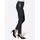 Lady Lederimitathose Regular Blau 19