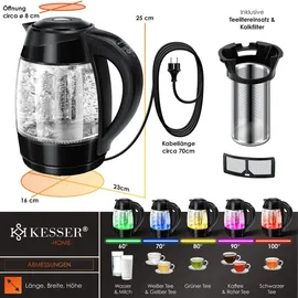 Kesser 1,8 l Schwarz