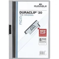 Durable DURACLIP 60 A4 Präsentations-Mappe PVC Grau