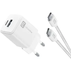 Multipower 30W Kit - Smartphone, tablet e laptop 30W Netzladegerät mit USB-C-auf-USB-C-Kabel inklusive 