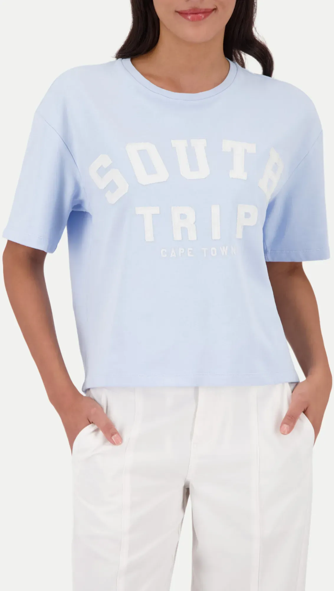 T-Shirt South Trip Blau 38