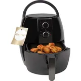 Clatronic Heißluftfritteuse Fritteuse, Schwarz