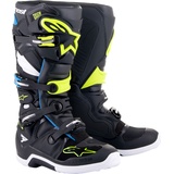 Alpinestars Tech 7 Motorradstiefel schwarz/blau/gelb (verschiedene Größen) (2012014-1795)