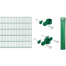 GAH Alberts Alberts Einstabmattenzaun grün zum Einbetonieren, 150 cm, 26 m