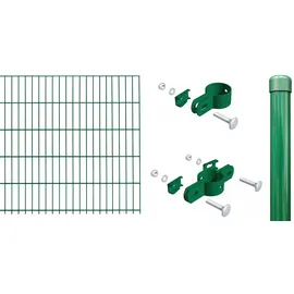 GAH Alberts Alberts Einstabmattenzaun grün zum Einbetonieren, 150 cm, 26 m