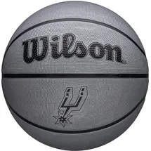Wilson NBA Team Tribute SOLID BSKT SAN Spurs 5, Silber
