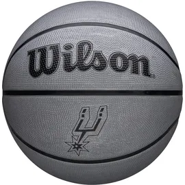 Wilson NBA Team Tribute SOLID BSKT SAN Spurs 5, Silber