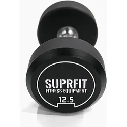 Suprfit CPU Dumbbell Rundhantel 2.5-40Kg SCHWARZ|WEISS 15 kg