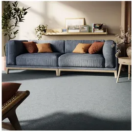 Steffensmeier Teppichboden Cambridge Young Meterware | Auslegware für Kinderzimmer Wohnzimmer Schlafzimmer | Silber, Größe: 100x200 cm