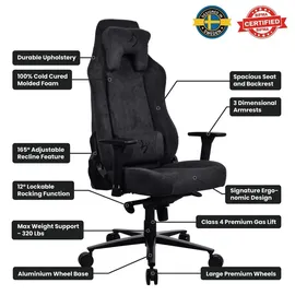 Arozzi Vernazza Gaming-Stuhl Pure Black Universal