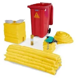 Notfall-Set, Bindemittel im roten Rollcontainer B 36, Ausführung Spezial