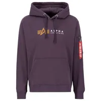Alpha Industries Label Pullover - Plum - S