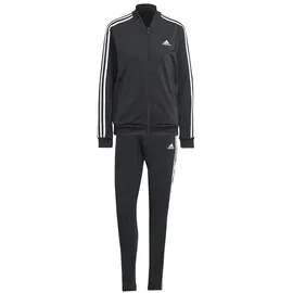 adidas Essentials 3-Streifen Trainingsanzug Black / White S