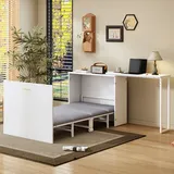 Bett Schrankbett Klappbett Drehbarer Schreibtisch Okmyhome