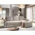 masseno Ecksofa Polyester 3-Sitzer Creme