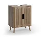 Vicco Waschbeckenunterschrank Skara, Eiche, 48 x 60 cm