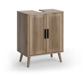 Vicco Waschbeckenunterschrank Skara, Eiche, 48 x 60 cm
