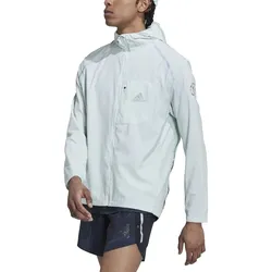 adidas Lauf-Trainingsjacke Marathon (360° reflektierendes Design, schmal) linengrün Herren