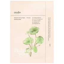 ondo beauty Ondo Probiotics & Cica Water Gesichtsmaske 25 ml