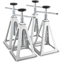 Vevor 4-TLG. Alu Stützbock Unterstellbock Wohnwagen Stapel-Wagenheber Rangierwagenheber 2,72 t Heber Ständer Autoheber 280–435 mm Wohnmobil Stützanhänger Wagenheber Wohnmobil-Stabilisierungsstützen