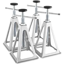 Vevor 4-TLG. Alu Stützbock Unterstellbock Wohnwagen Stapel-Wagenheber Rangierwagenheber 2,72 t Heber Ständer Autoheber 280–435 mm Wohnmobil Stützanhänger Wagenheber Wohnmobil-Stabilisierungsstützen