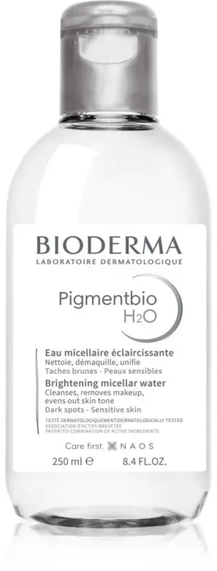 Bioderma Pigmentbio H2O sanften Mizellenwasser zum Reinigen gegen dunkle Flecken 250 ml