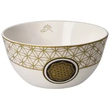 GOEBEL Schale - Blume des Lebens weiß Yin Yang