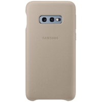 Samsung Leather Cover EF-VG970 für Galaxy S10e grau