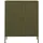 deluke Aktenschrank 80 x 35 x 101,5 cm Olivgrün