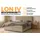 dein schlaf 24 BOXBETT LON IV 200/200 in Cord Beige H3 - Beige
