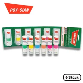 poy-sian 6er Paket - Thailändische Riechstifte - Original aus Thailand - Traditionelle Aromasticks mit ätherischen Ölen - Mentholsticks für die...