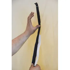 Scorprotect® Selbstklebende Reißverschlüsse schwarz 2er Set - Schwarz