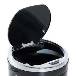 Homcom Sensor Mülleimer 42 l Schwarz