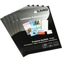 LMG Laminierfolien glänzend für A4 80 micron Universal-Lochung