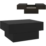 [en.casa] Lens Schwarz Holz 80 x 60 x 36 cm