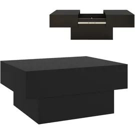 [en.casa] Lens Schwarz Holz 80 x 60 x 36 cm