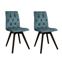 Andas 4-Fußstuhl Rania (Set, 2 St., mit Massivholzbeinen