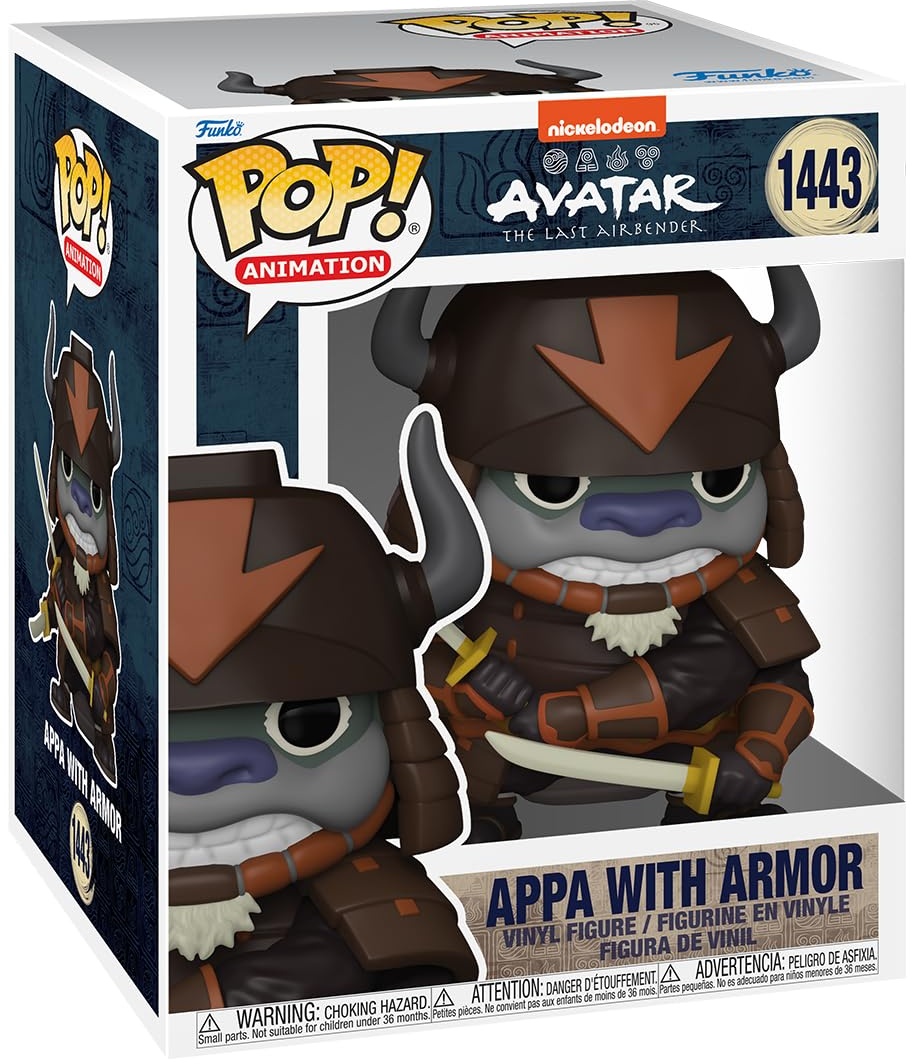 Funko Pop! Super: Avatar: The Last Airbender - Appa mit Armor - Vinyl-Sammelfigur - Geschenkidee - Offizielle Handelswaren - Spielzeug Für Kinder und Erwachsene - Anime Fans