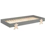 58 aufm Kessel Karlene 90 x 200 cm Grau