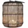 Marrakesch Orient & Mediterran Interior Skandinavisches Windlicht Stello modern aus Metall in Schwarz 27 cm