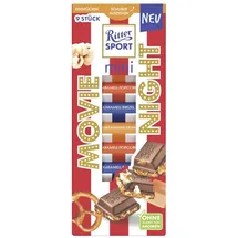 schokolade-tafel Ritter Sport Mini Movie Night 9er beliebte Karamell-Varianten 150g