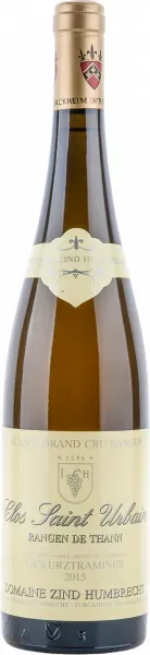 Gewürztraminer Rangen de Thann Clos-Saint-Urbain Grand Cru Zind-Humbrecht 2015 BIO