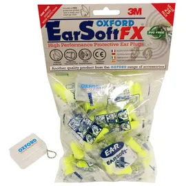 Oxford Gehörschutzstöpsel SNR 39 dB, Beutel mit 25 Paar, Gehörschutz "Ear Plugs" Universalgröße