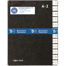 Pagna Pultordner Classic 24 Fächer A4 schwarz