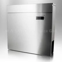 BITUXX MS-13175 Silber inkl. Zeitungsfach