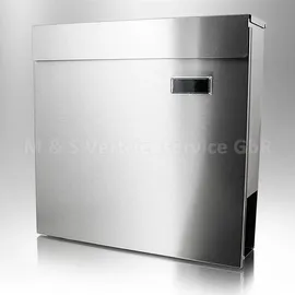 BITUXX MS-13175 Silber inkl. Zeitungsfach