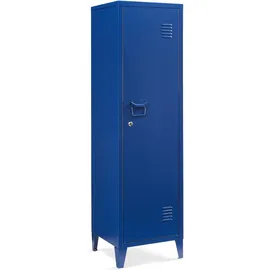 [en.casa] Einzelspind Kurikka 137 x 38 x 38 cm Blau