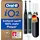 Oral-B iO Series 2 Night Black + 2. Handstück Forest Green + Reiseetui + Aufsteckbürsten-Etui